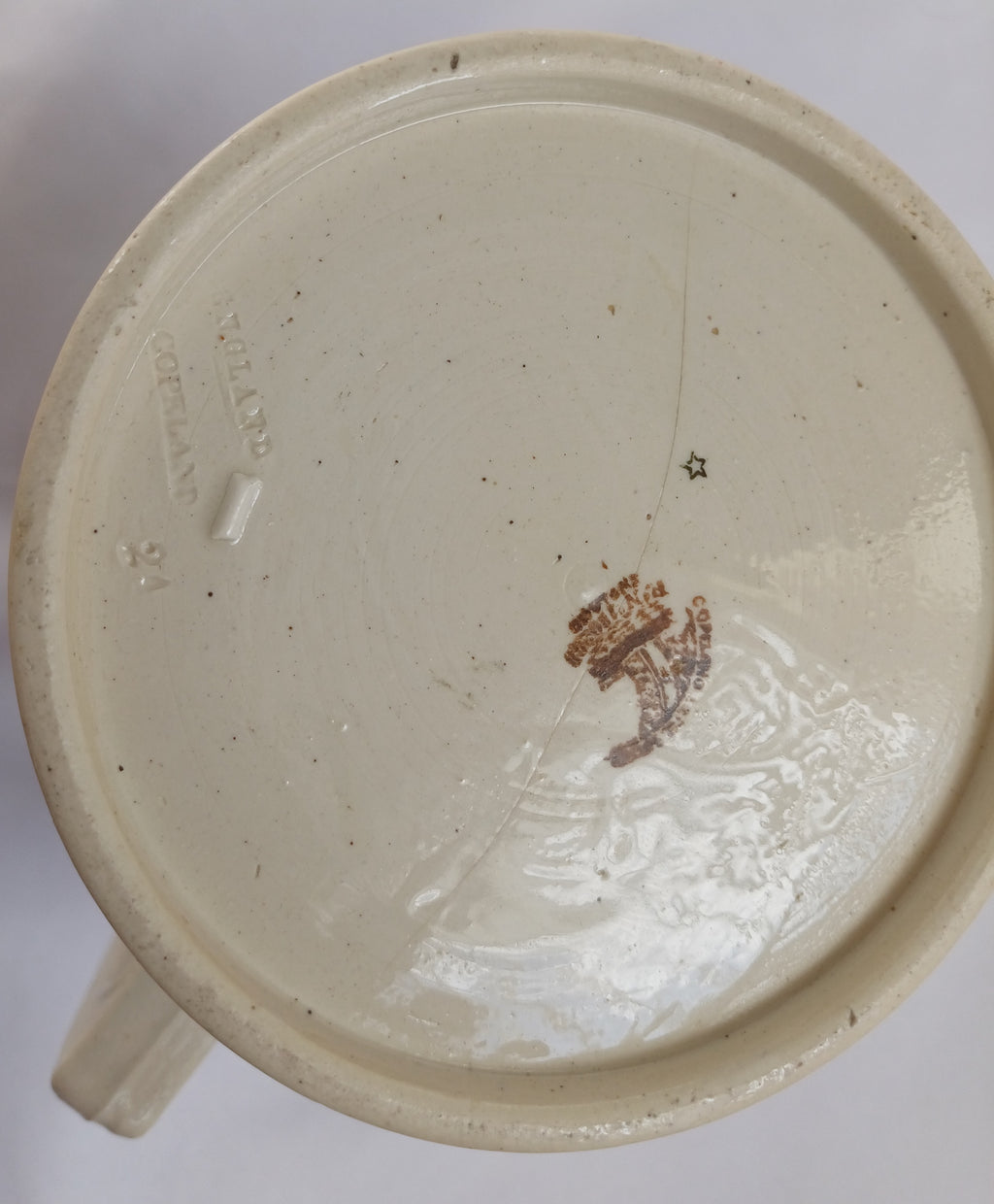 Copeland Late Spode Jasperware Jug with Pewter Lid