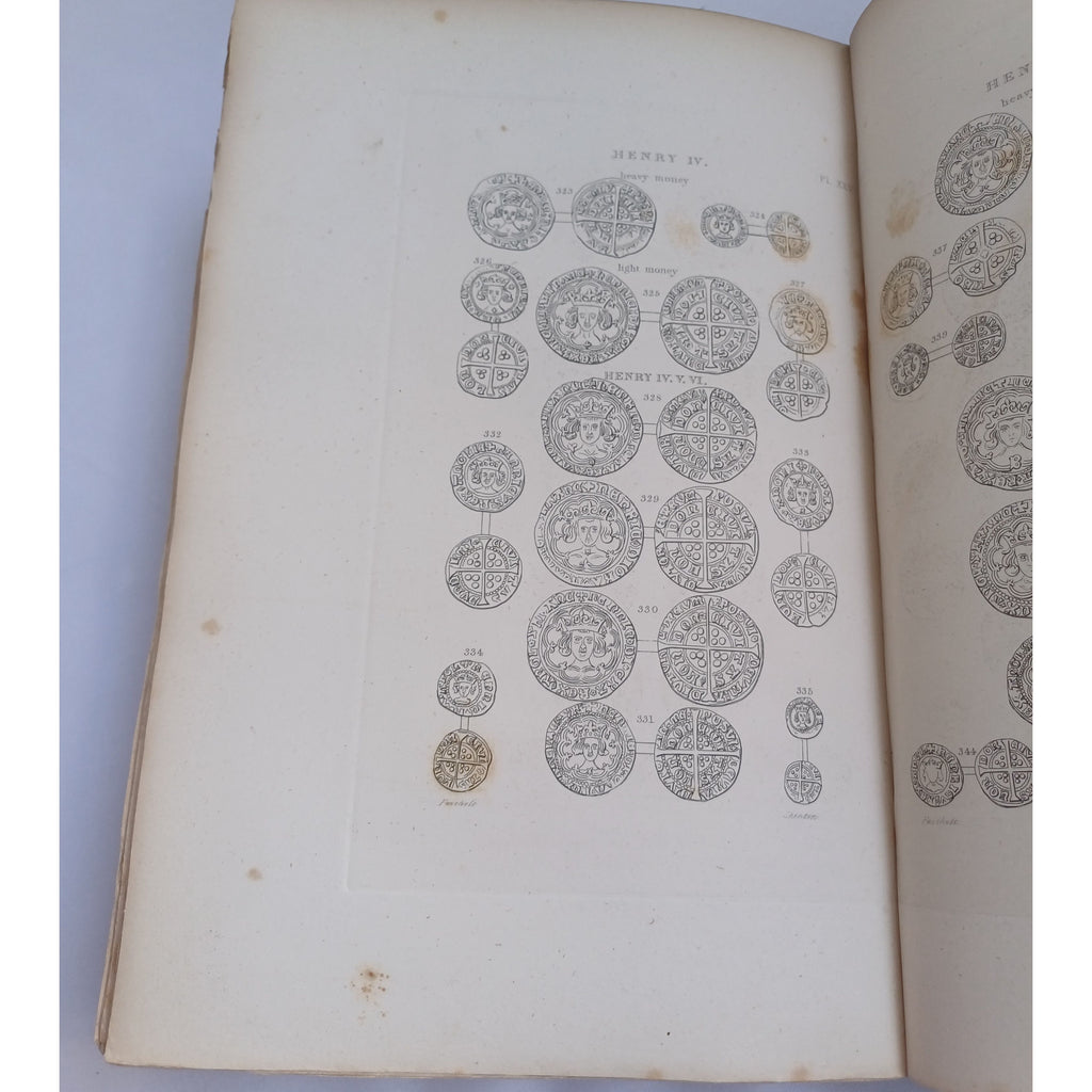 1841 The Silver Coins of England by Edward Hawkins