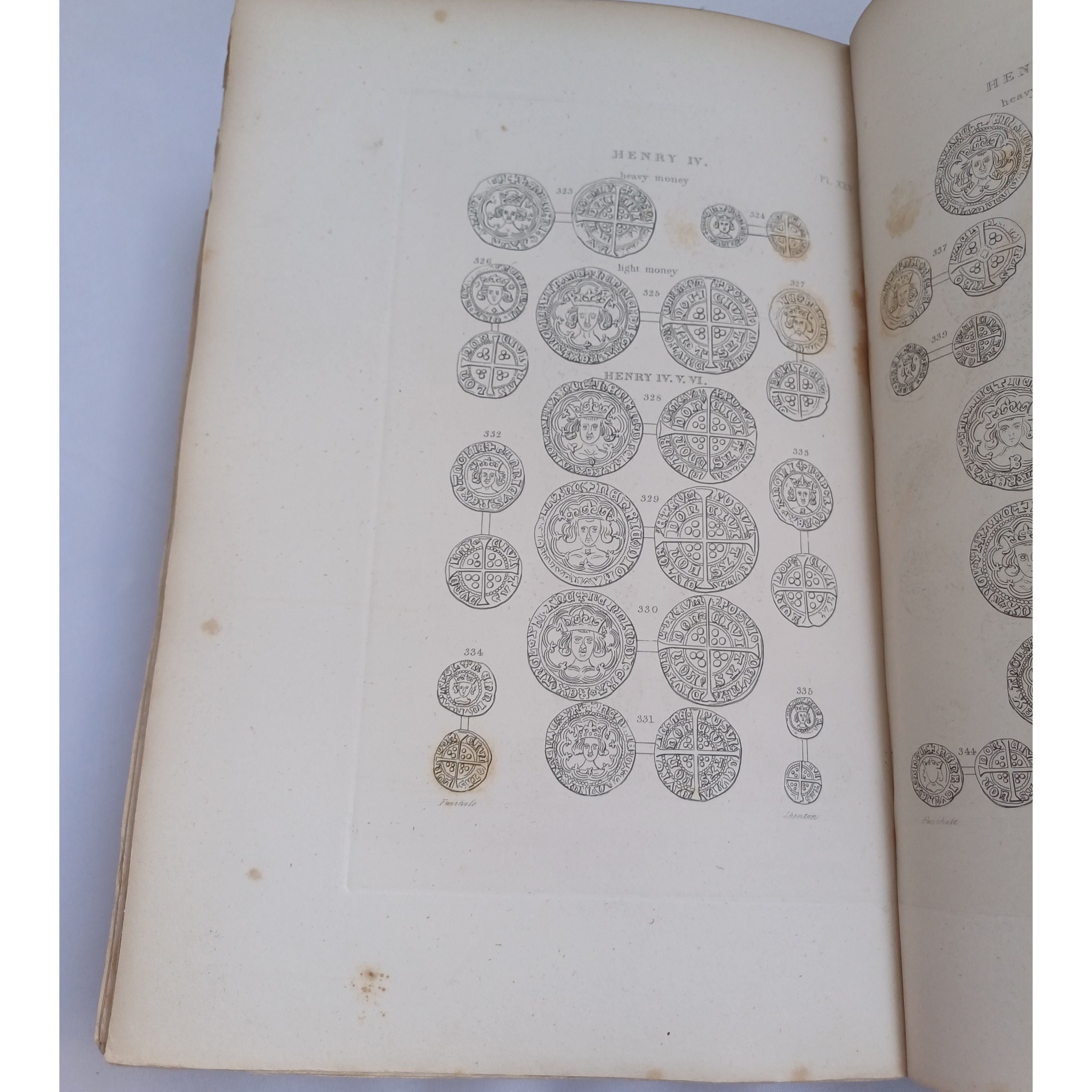 1841 The Silver Coins of England by Edward Hawkins