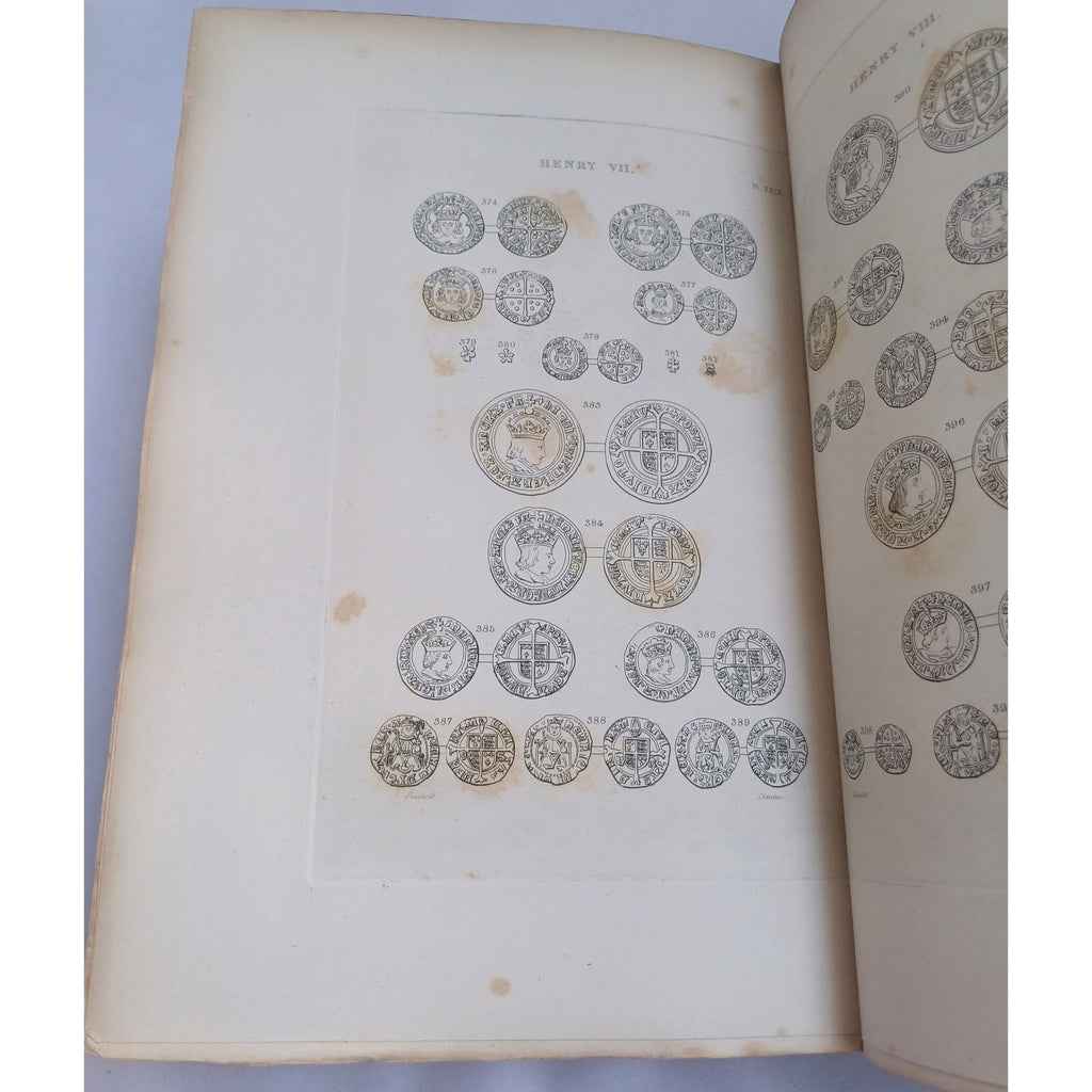 1841 The Silver Coins of England by Edward Hawkins