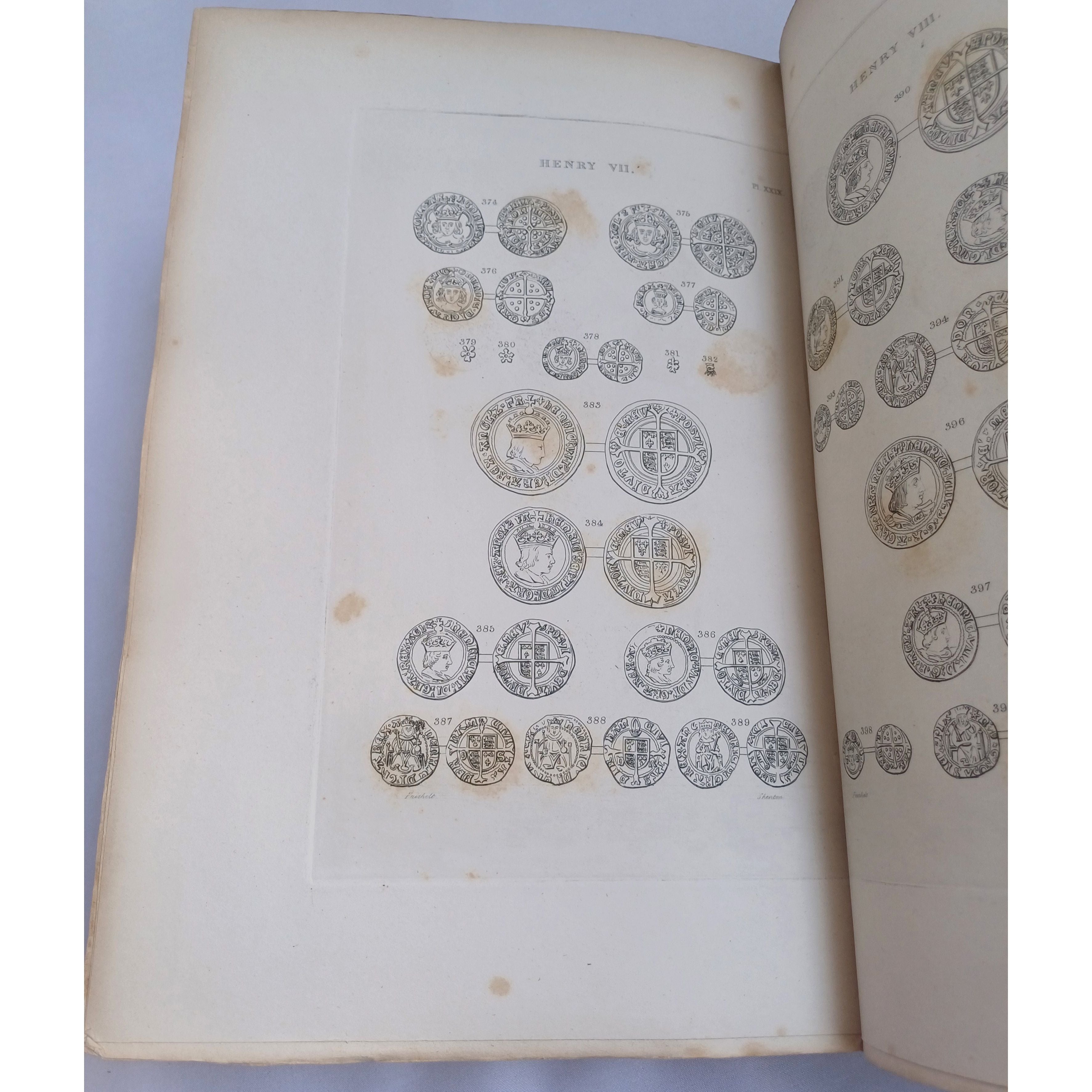 1841 The Silver Coins of England by Edward Hawkins