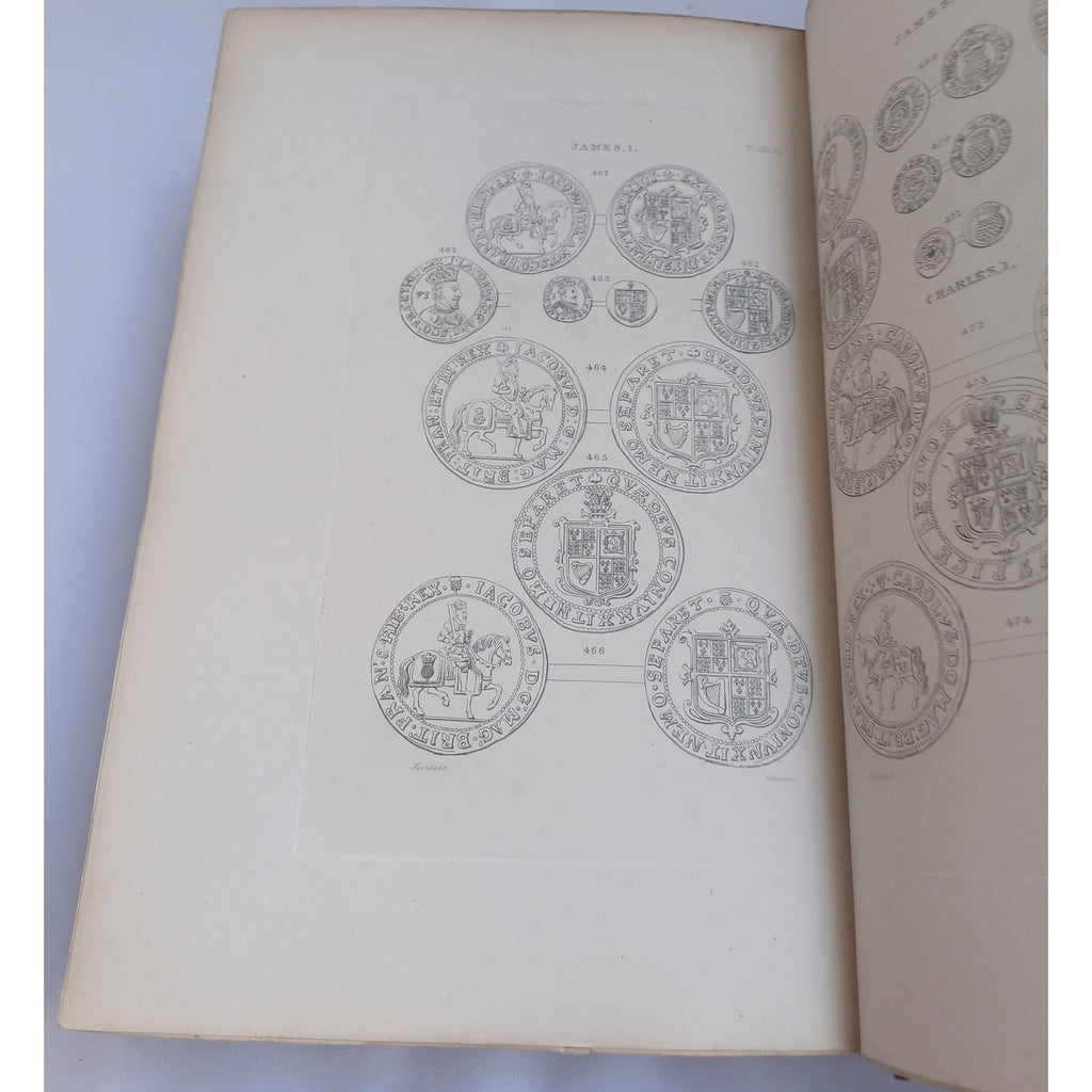 1841 The Silver Coins of England by Edward Hawkins