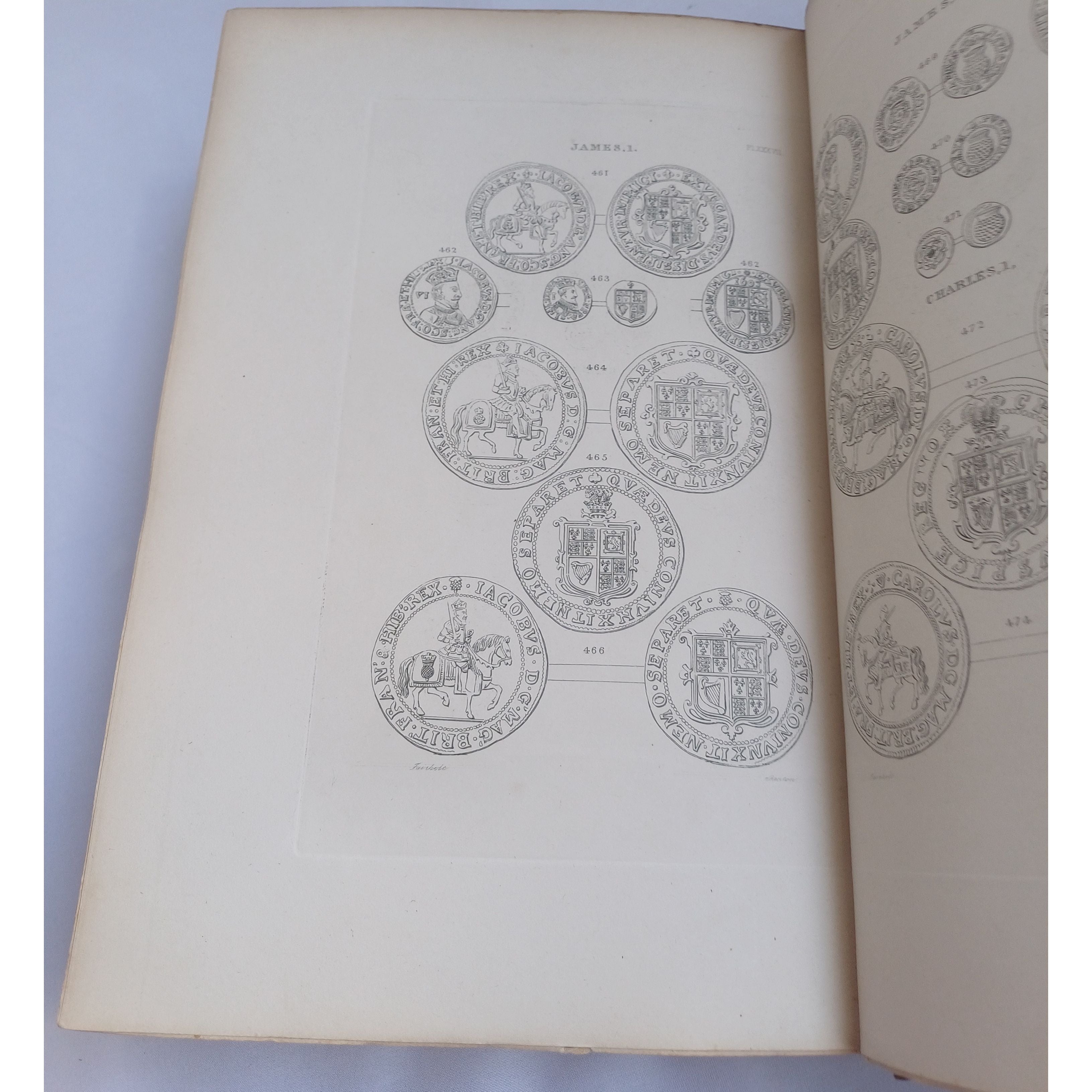 1841 The Silver Coins of England by Edward Hawkins