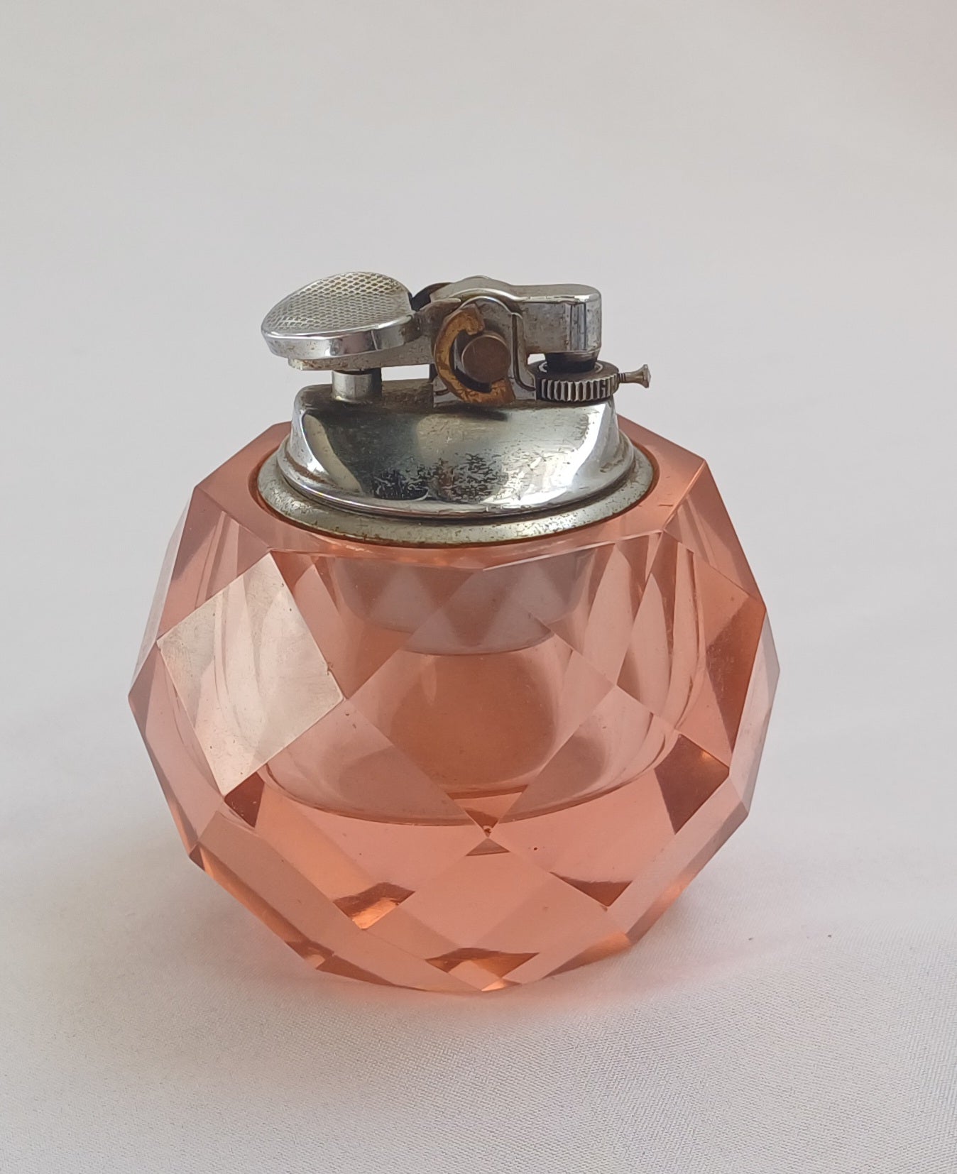 1970s Glass Crystal Lighter