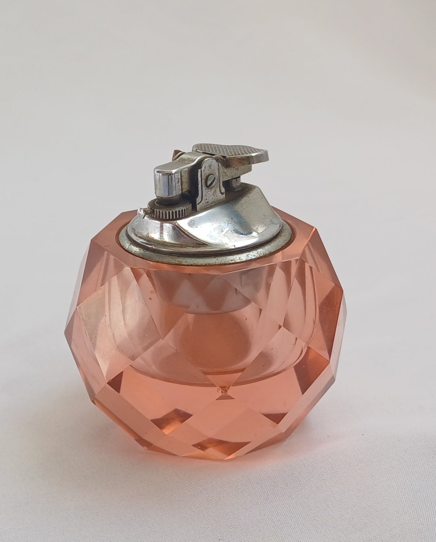 1970s Glass Crystal Lighter