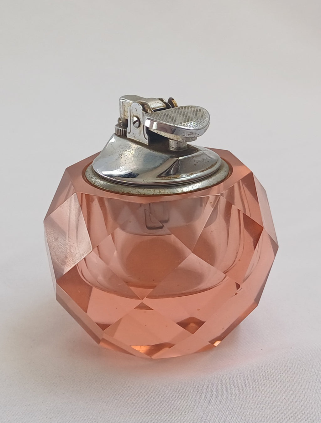 1970s Glass Crystal Lighter