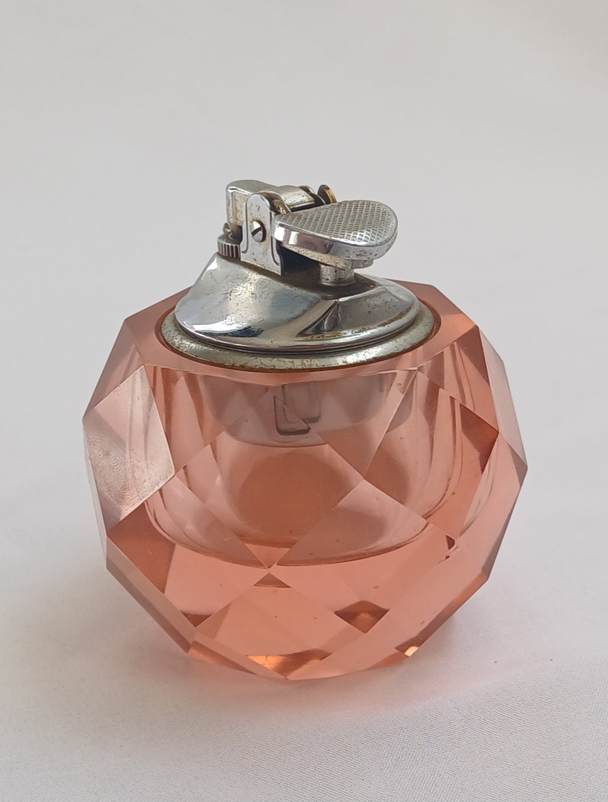 1970s Glass Crystal Lighter