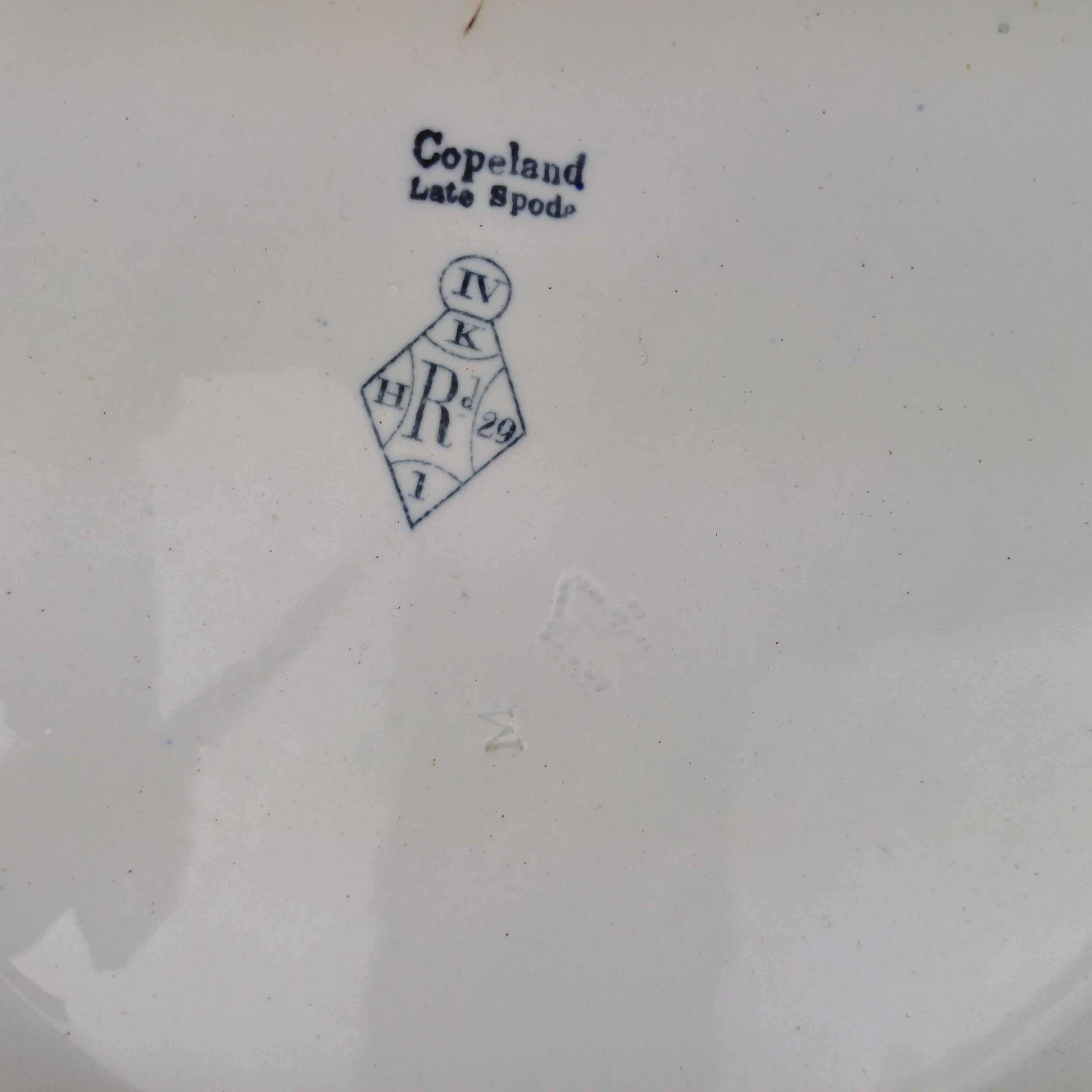 1857 Copeland Late Spode "Richmond Views" Footed Bowl