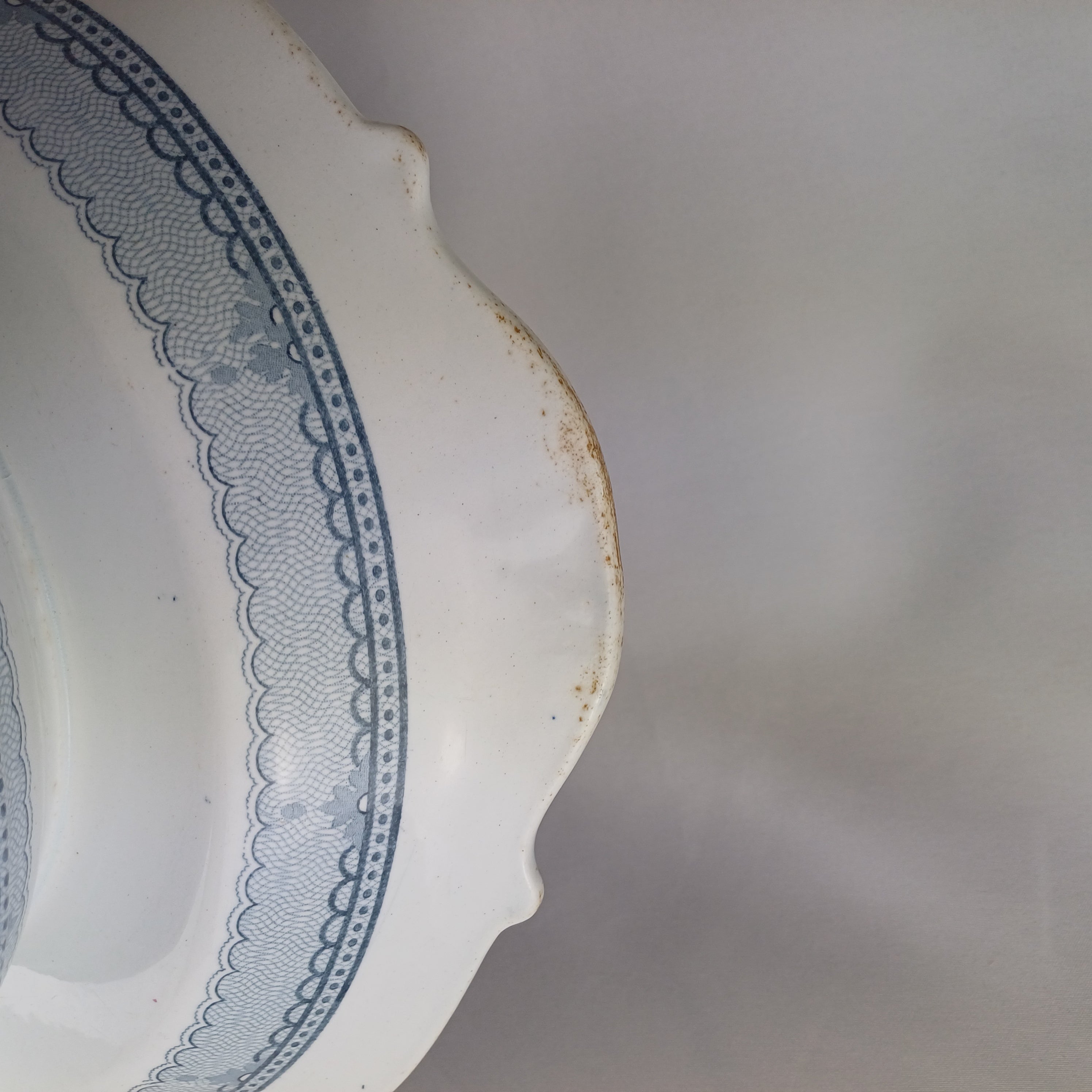 1857 Copeland Late Spode "Richmond Views" Footed Bowl