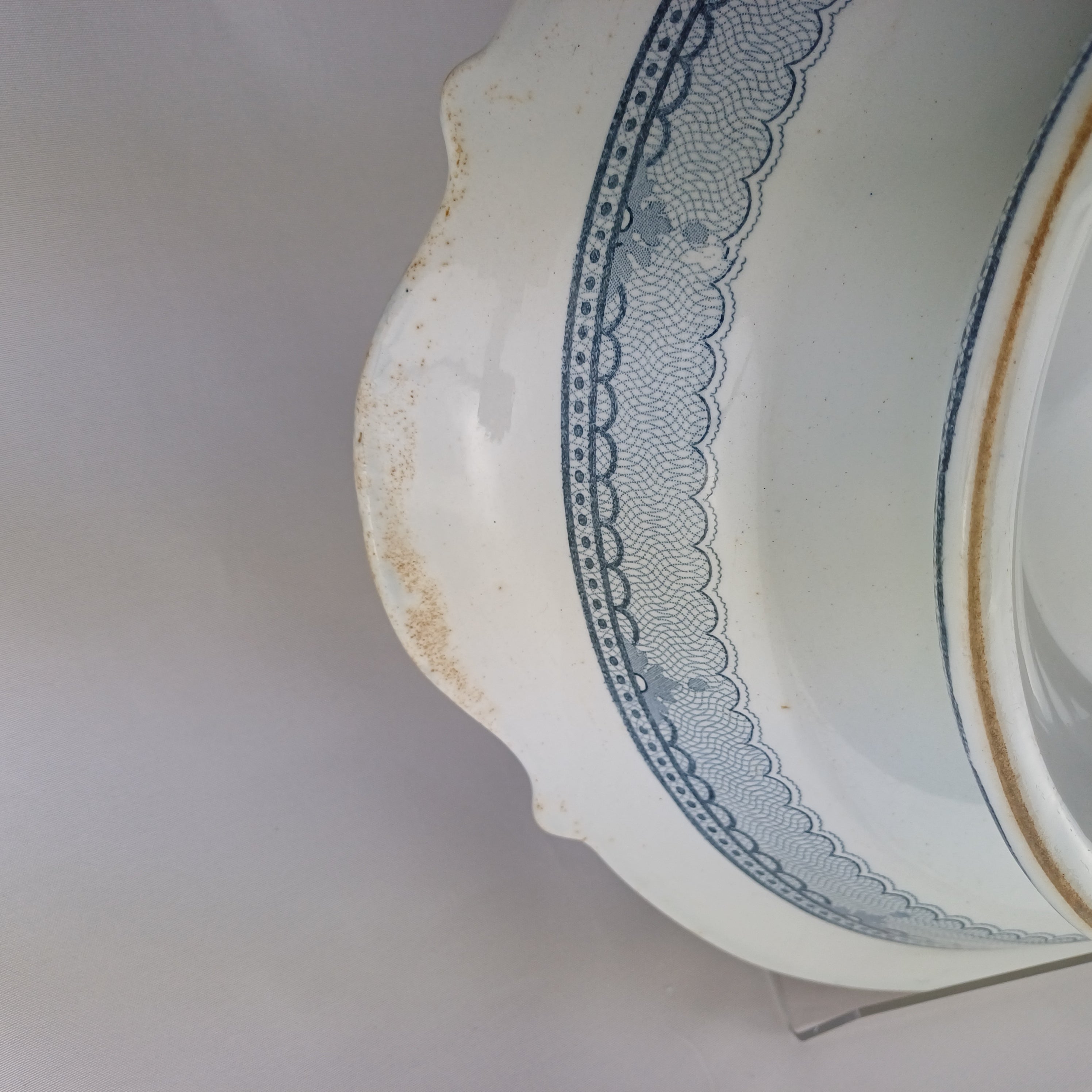 1857 Copeland Late Spode "Richmond Views" Footed Bowl