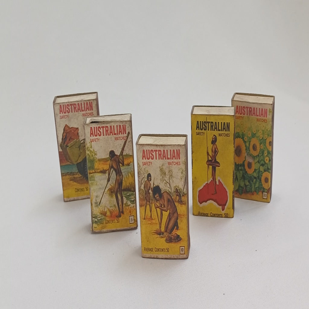 Collection of 5 Australian Matchboxes