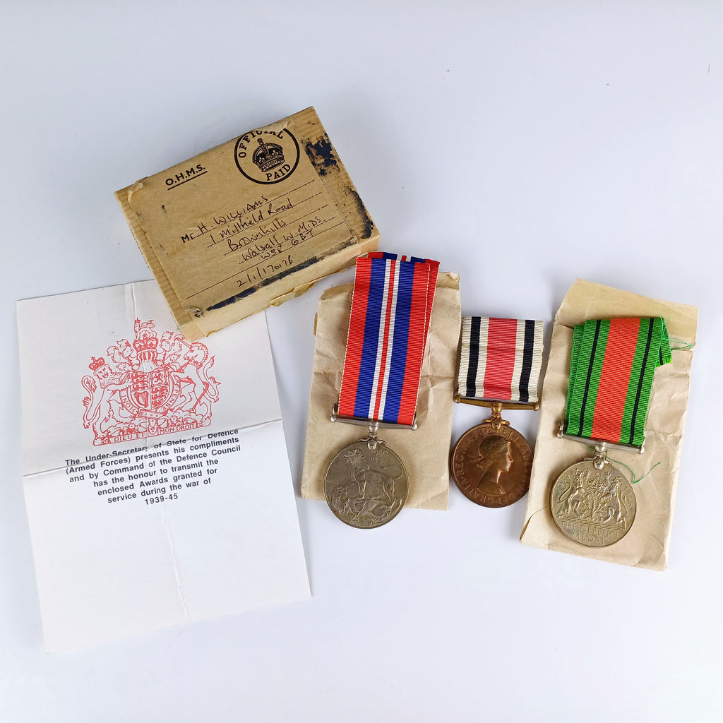 WWII Service Medals & Documentation