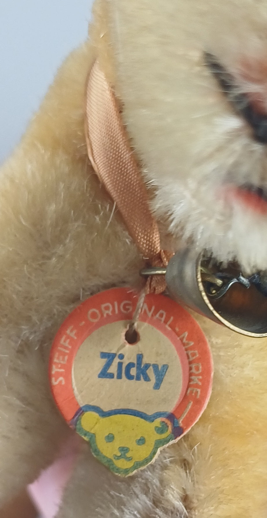 Steiff Zicky Goat Stuffed Animal #1