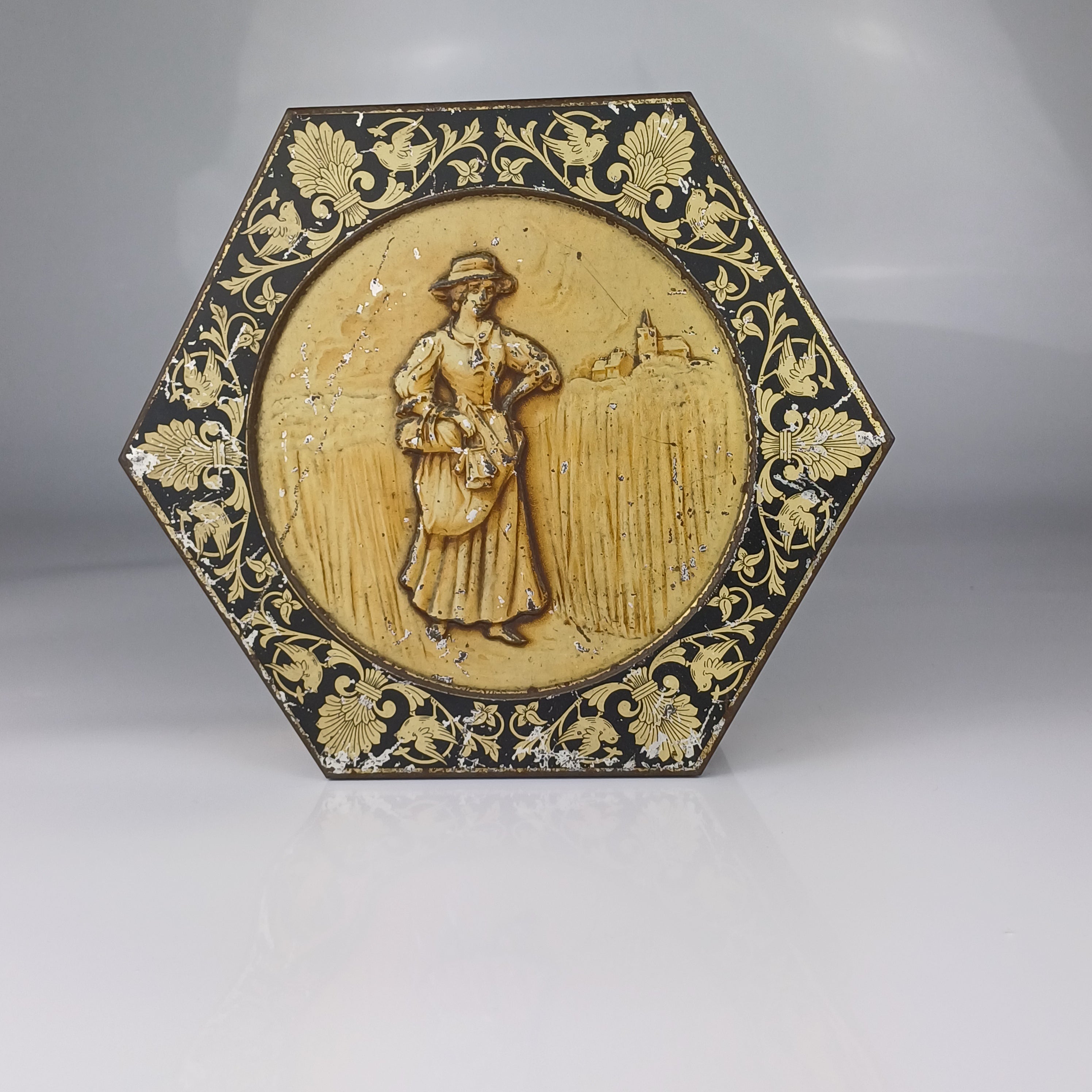 Huntley & Palmers "Harvest" Biscuit Tin 1908