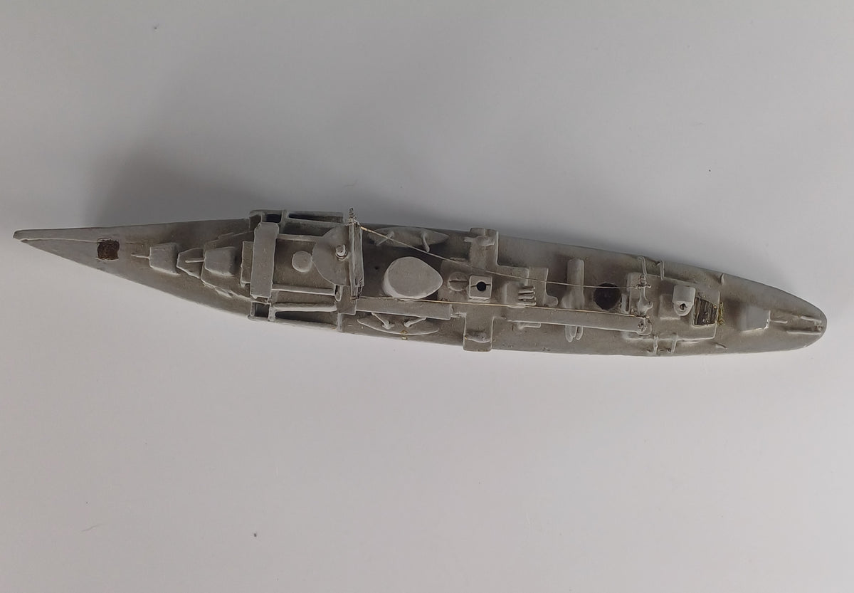 WWII Royal Navy Scratch Built Model Ship