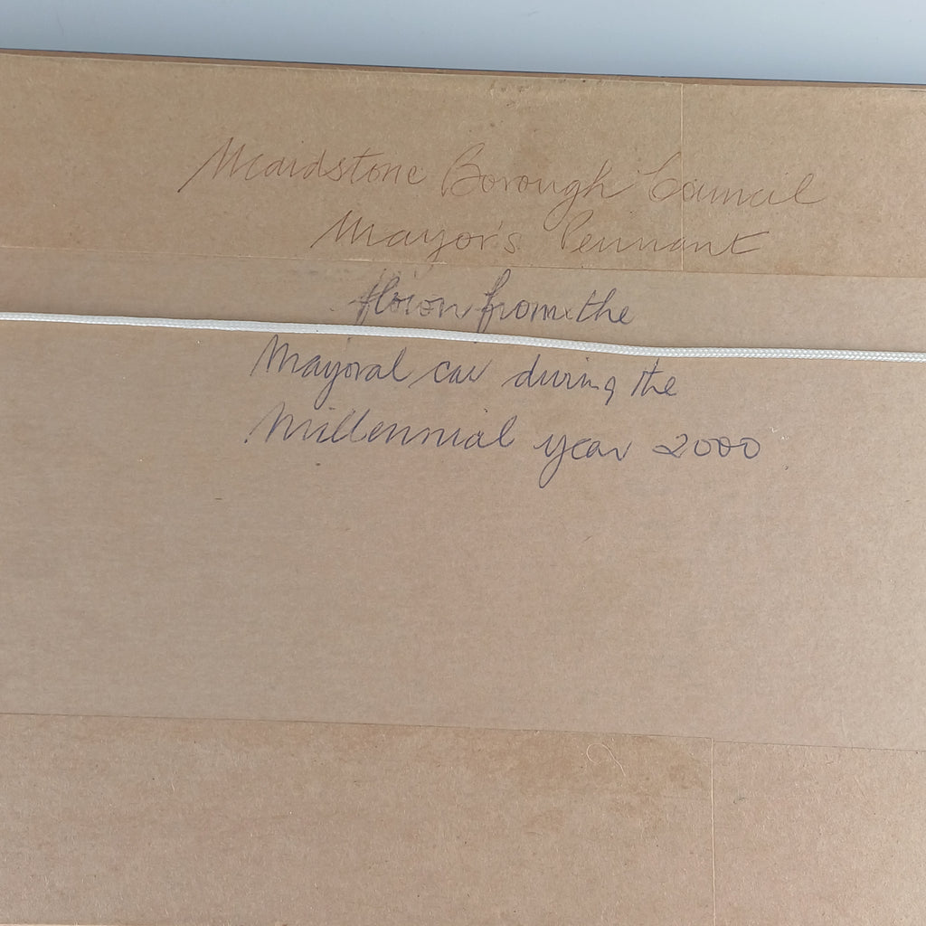 Year 2000 Mayor of Maidstone Car Pennant