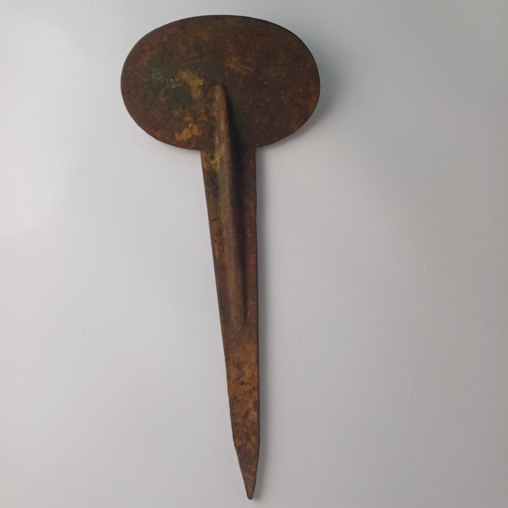 Cast Iron Victorian Grave Marker 768