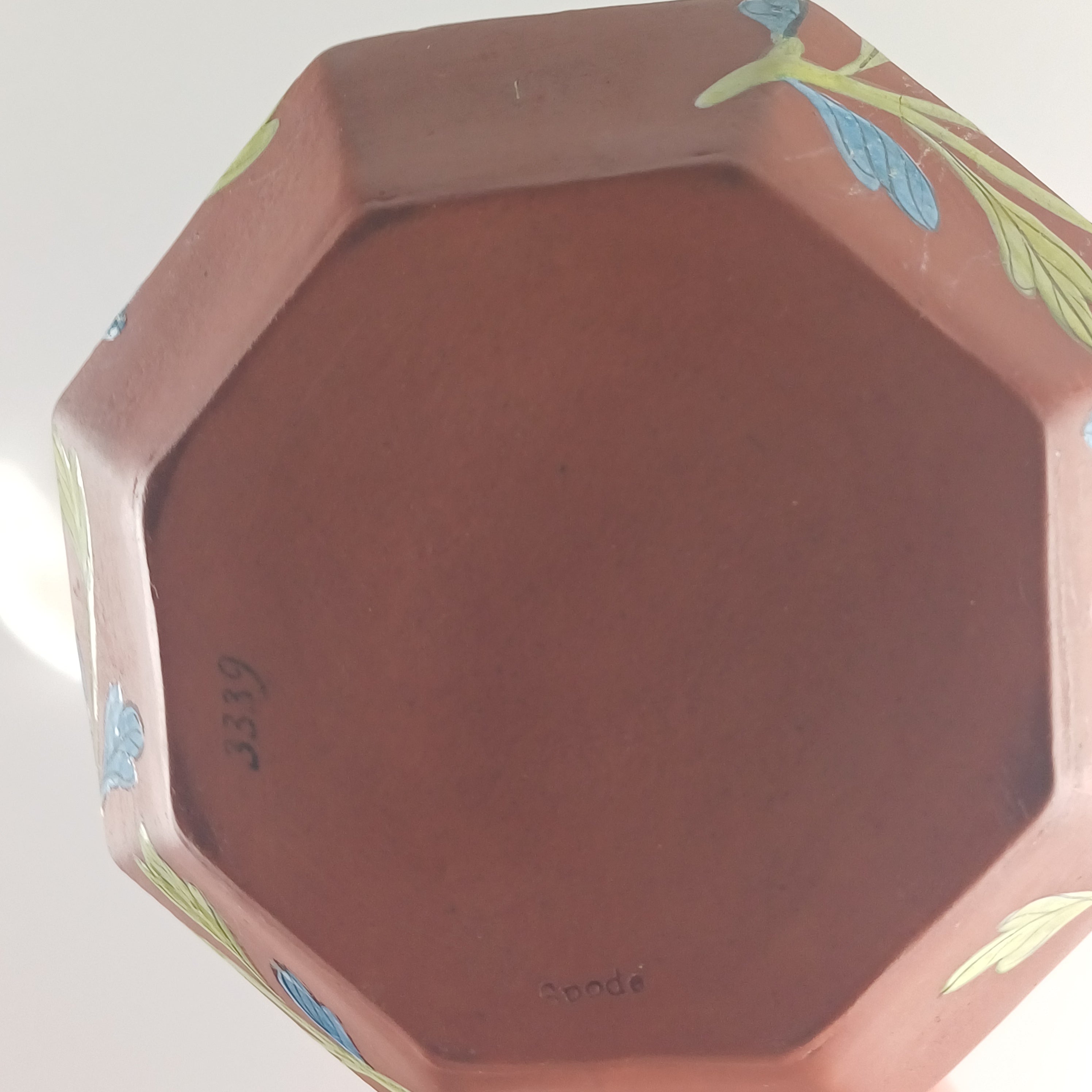 Spode Rosso Antico Terracotta Early C19th Hand Painted Hydra Jug