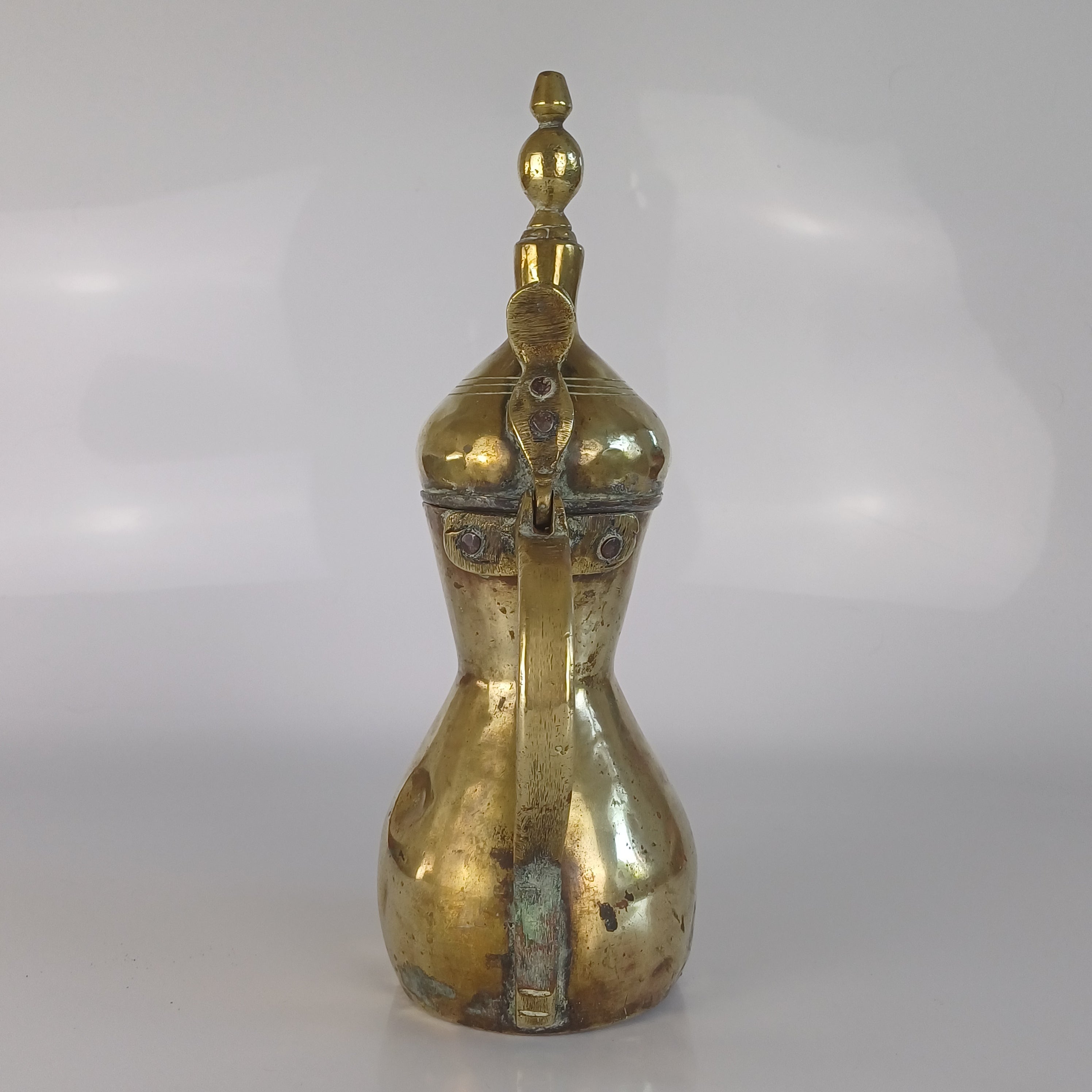Middle Eastern Adel Al-Kashef Brass Dallah Coffee Pot - Early 20th century