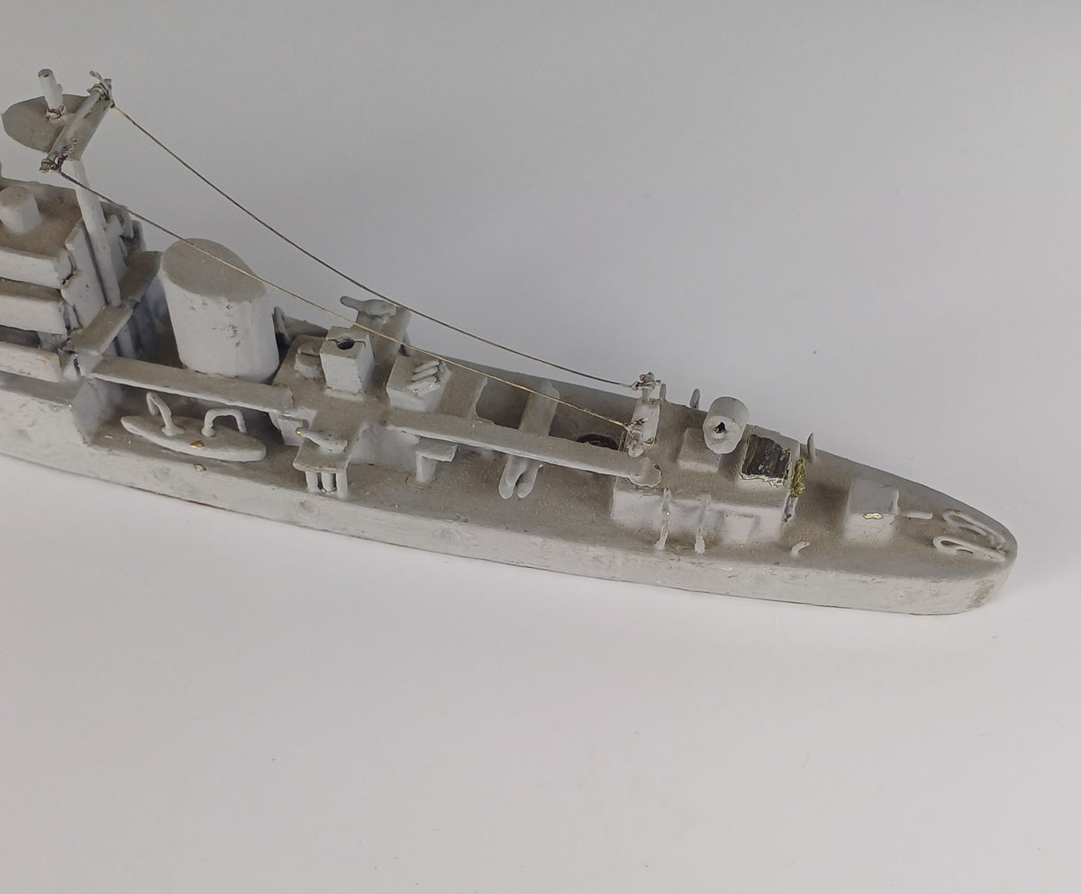 WWII Royal Navy Scratch Built Model Ship