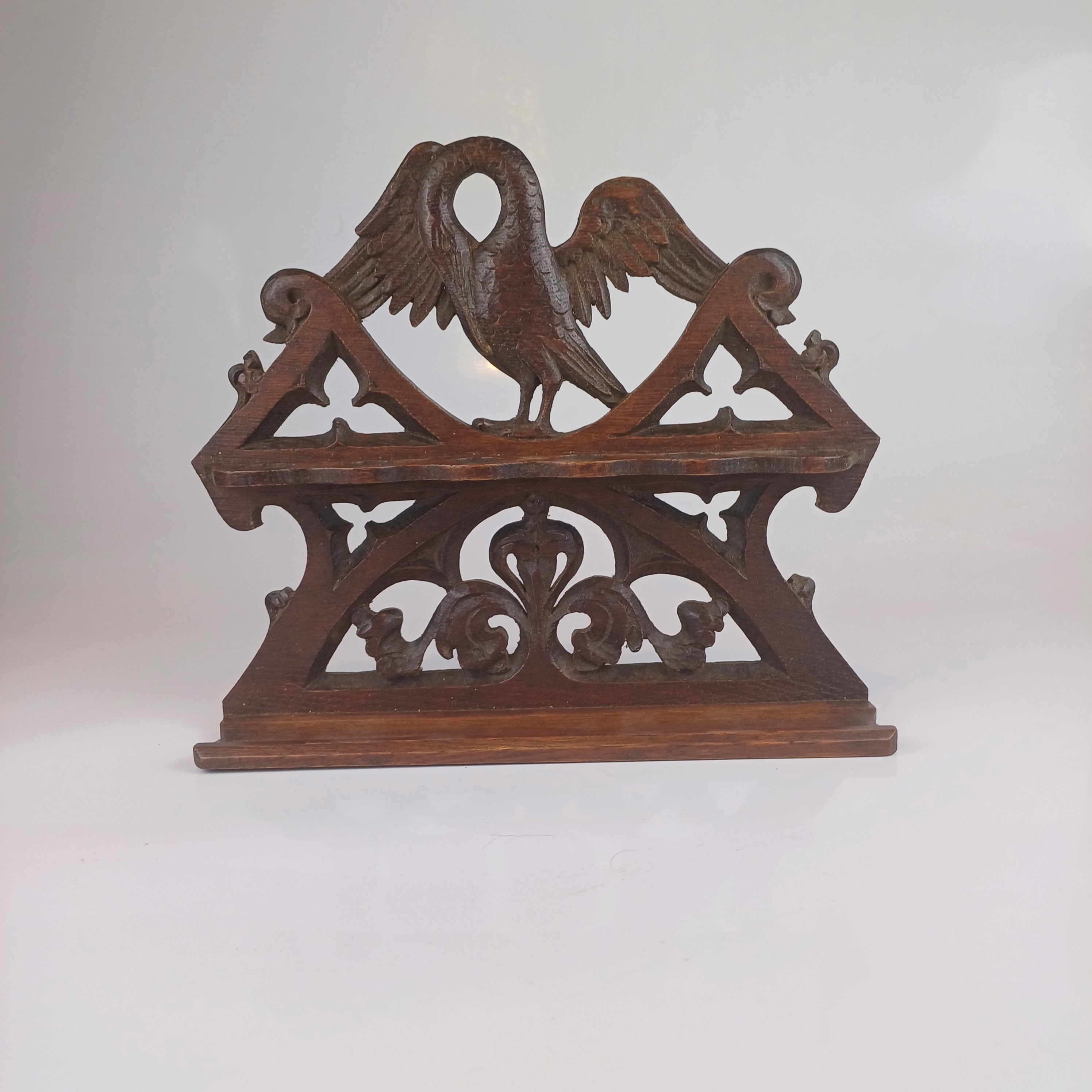 Black Forest Carved Pipe Rack c1880