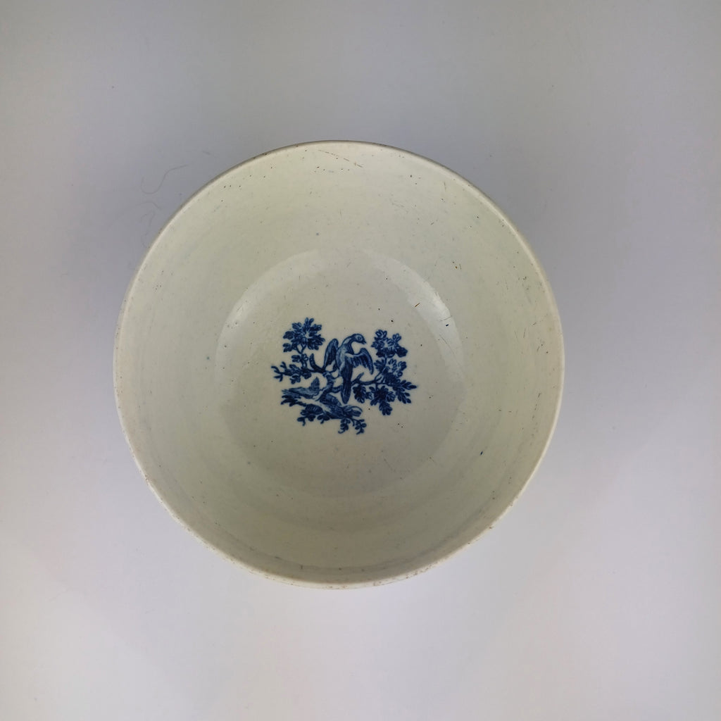 First Period Worcester 1770 "Perching Birds" Bowl